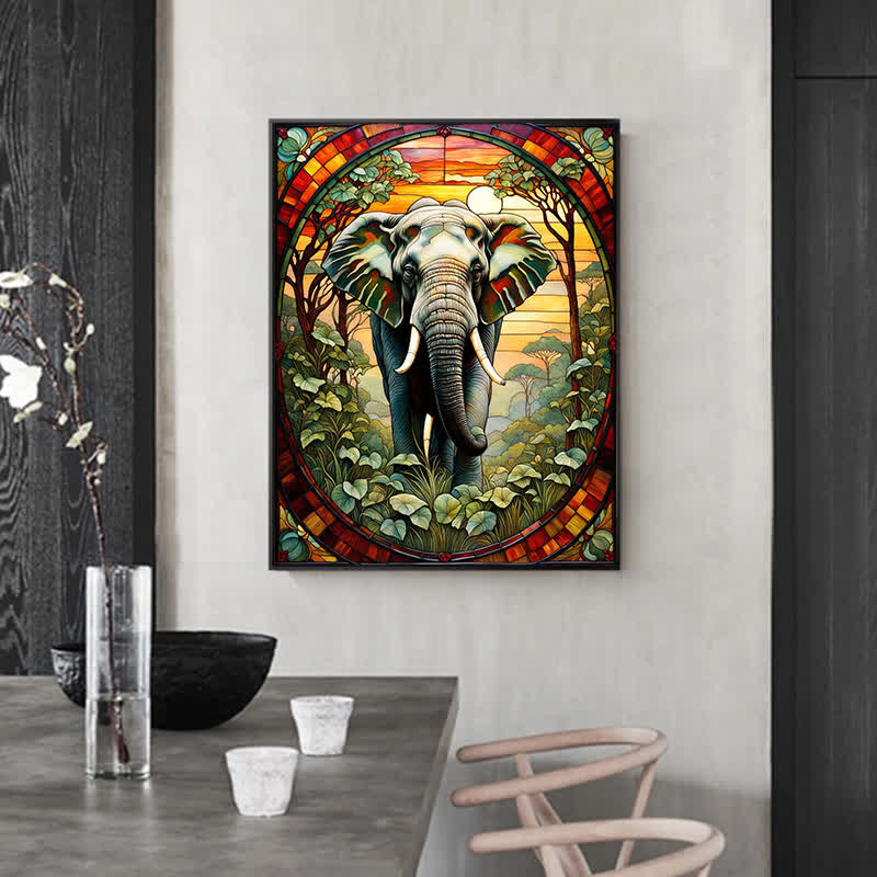 African Elephant 1- Wooden Jigsaw Puzzle - image 3