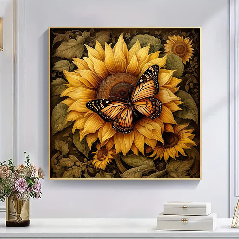 Sunflower Butterfly - Wooden Jigsaw Puzzle - image 6
