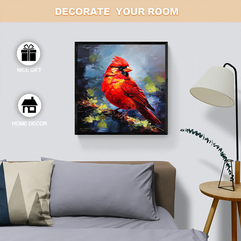 Cardinal on a Birch Branch - Wooden Jigsaw Puzzle - image 5