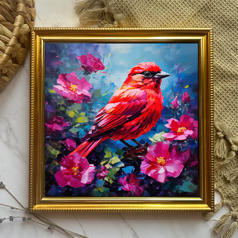 Bird Northern Cardinal - Wooden Jigsaw Puzzle - image 6