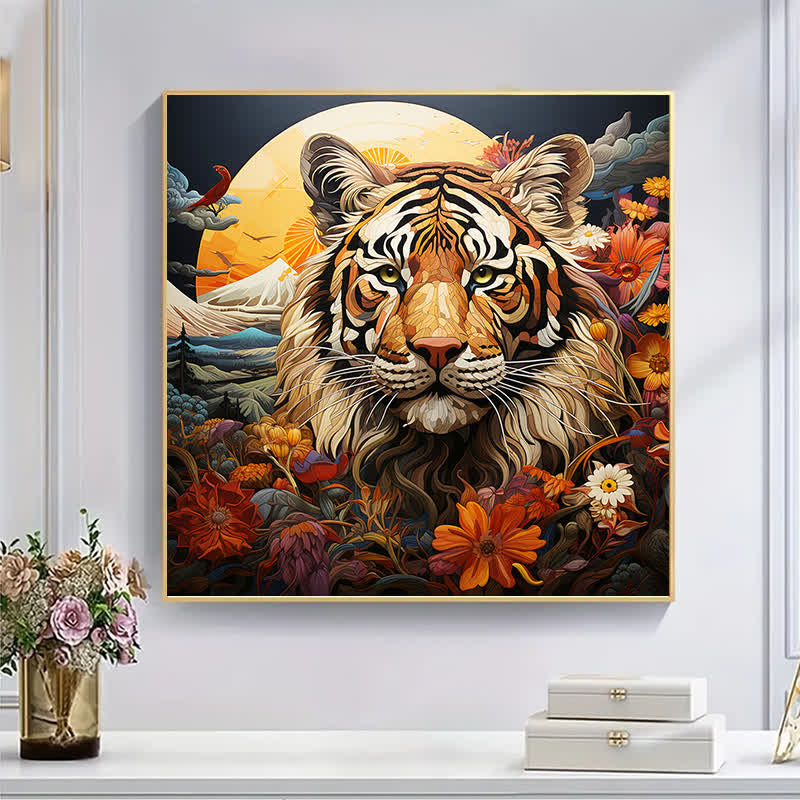 Tiger In The Moonlight - Wooden Jigsaw Puzzle - image 7