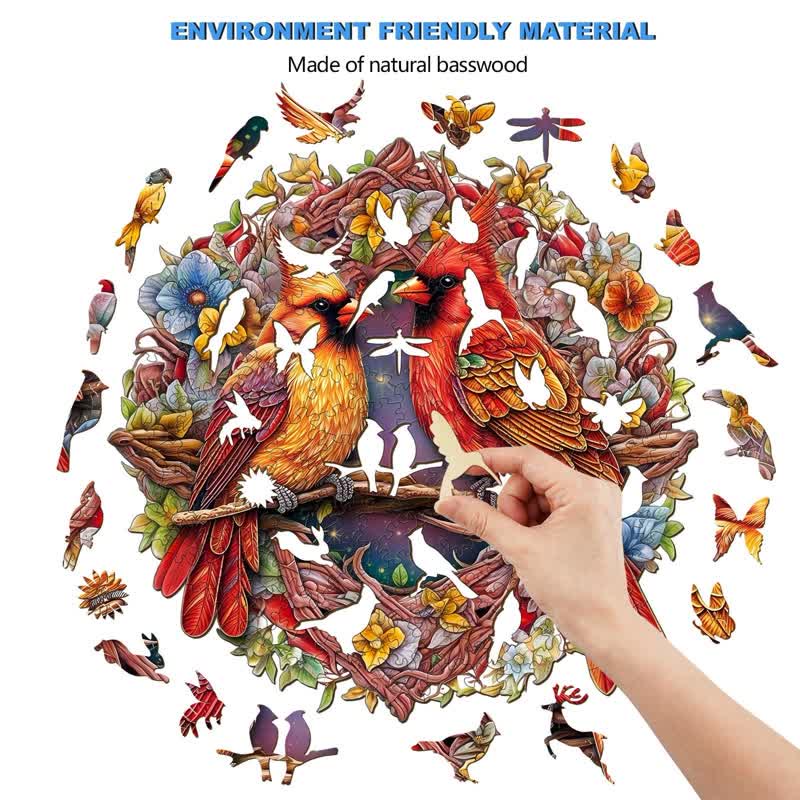 Cardinal 2 - Wooden Jigsaw Puzzle - image 1