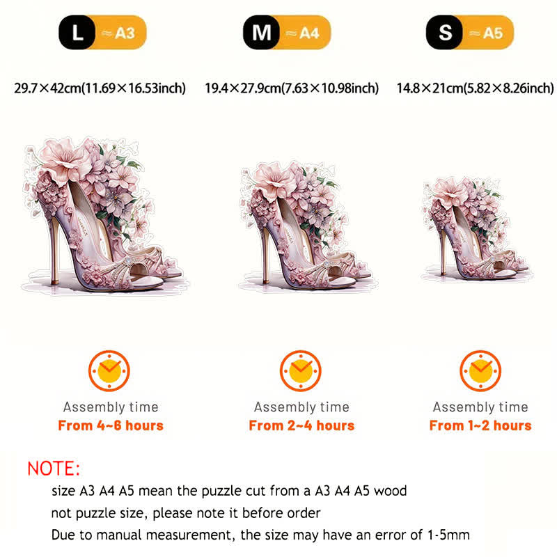 Ornate Heels - Wooden Jigsaw Puzzle - image 2