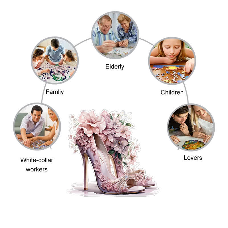 Ornate Heels - Wooden Jigsaw Puzzle - image 6