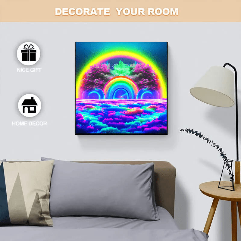 Rainbow Bliss Midjourney - Wooden Jigsaw Puzzle - image 5