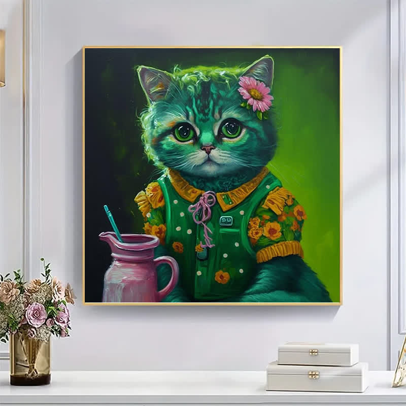 Milk Cat - Wooden Jigsaw Puzzle - image 4