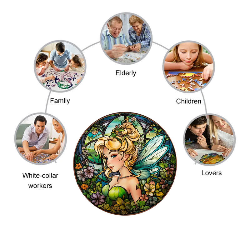 Tinker bell  - Wooden Jigsaw Puzzle - image 4