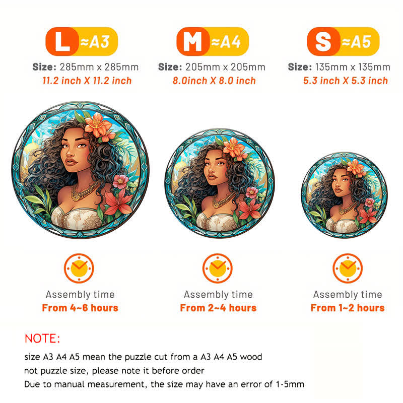 Moana Princess - Wooden Jigsaw Puzzle - image 2