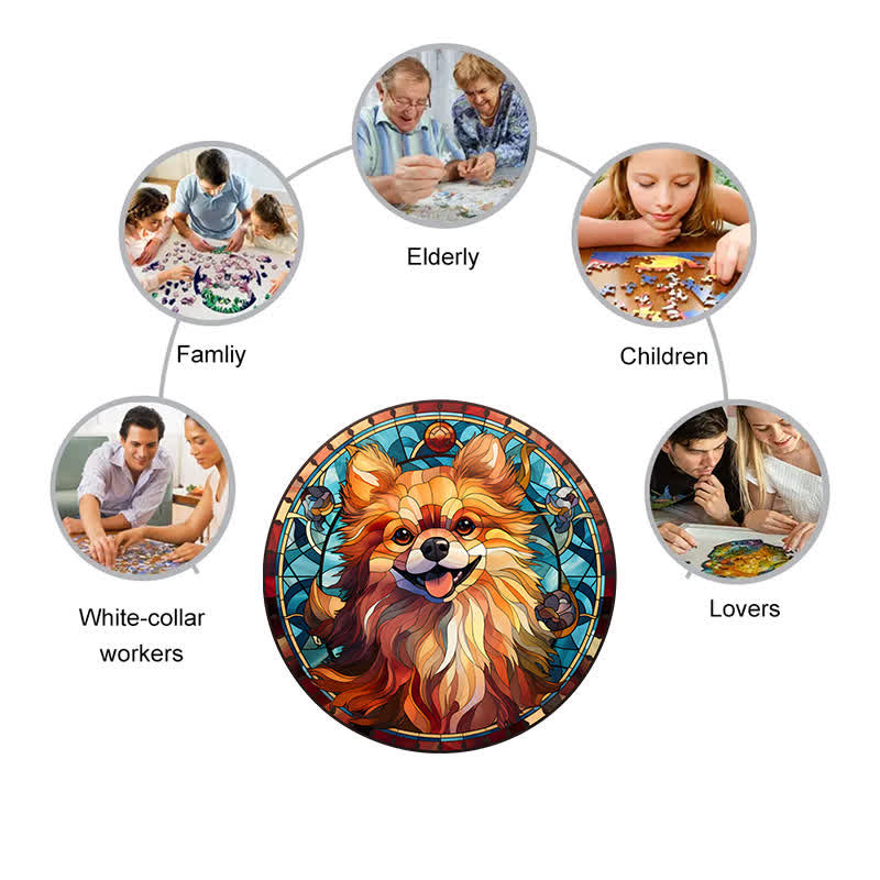 Pomeranian Dog  - Wooden Jigsaw Puzzle - image 5