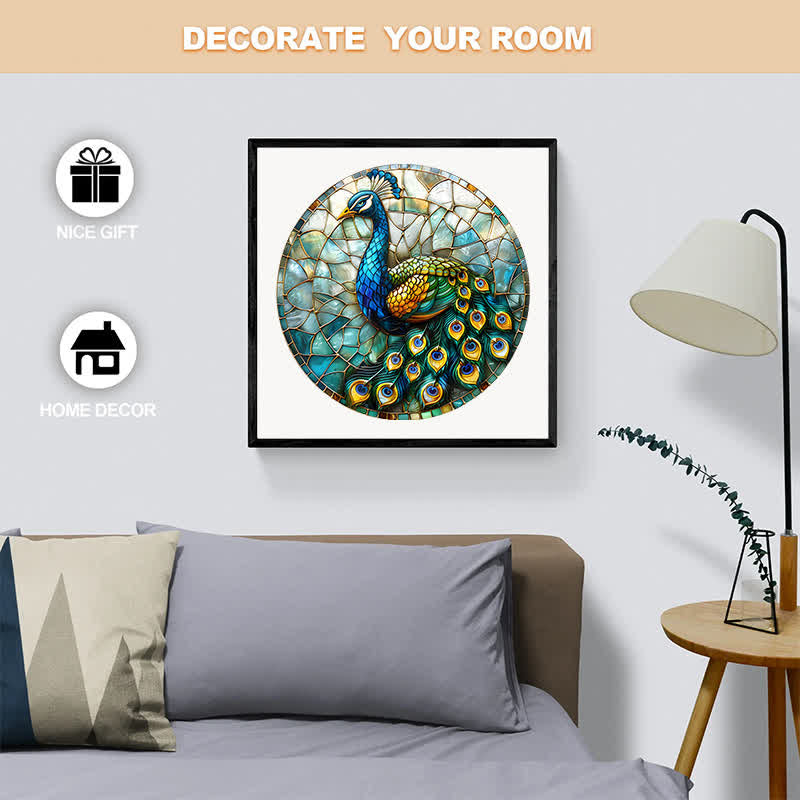 Peacock Tail Feathers  - Wooden Jigsaw Puzzle - image 7