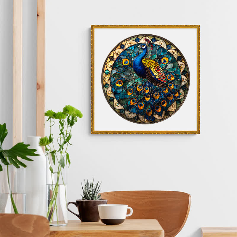Beautiful Peacock - Wooden Jigsaw Puzzle - image 7