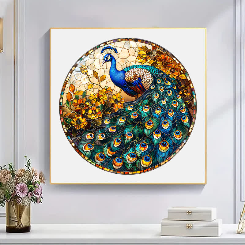 Peacock sign - Wooden Jigsaw Puzzle - image 7