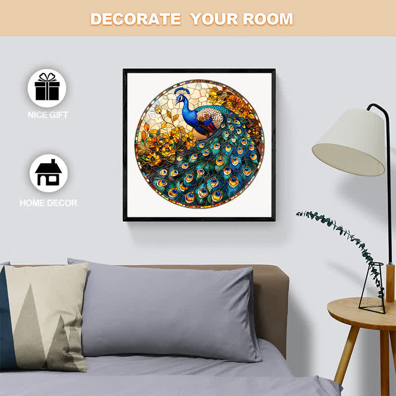 Peacock sign - Wooden Jigsaw Puzzle - image 5