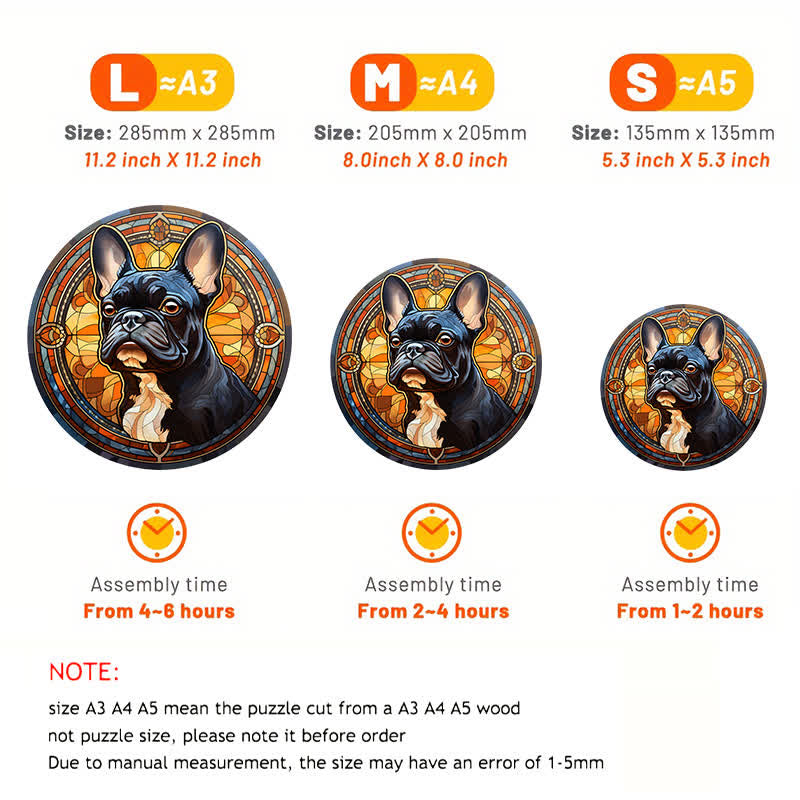 French Bulldog - Wooden Jigsaw Puzzle - image 2