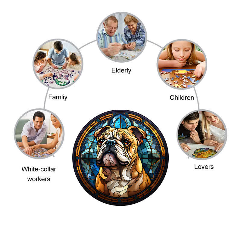 Bulldog - Wooden Jigsaw Puzzle - image 6