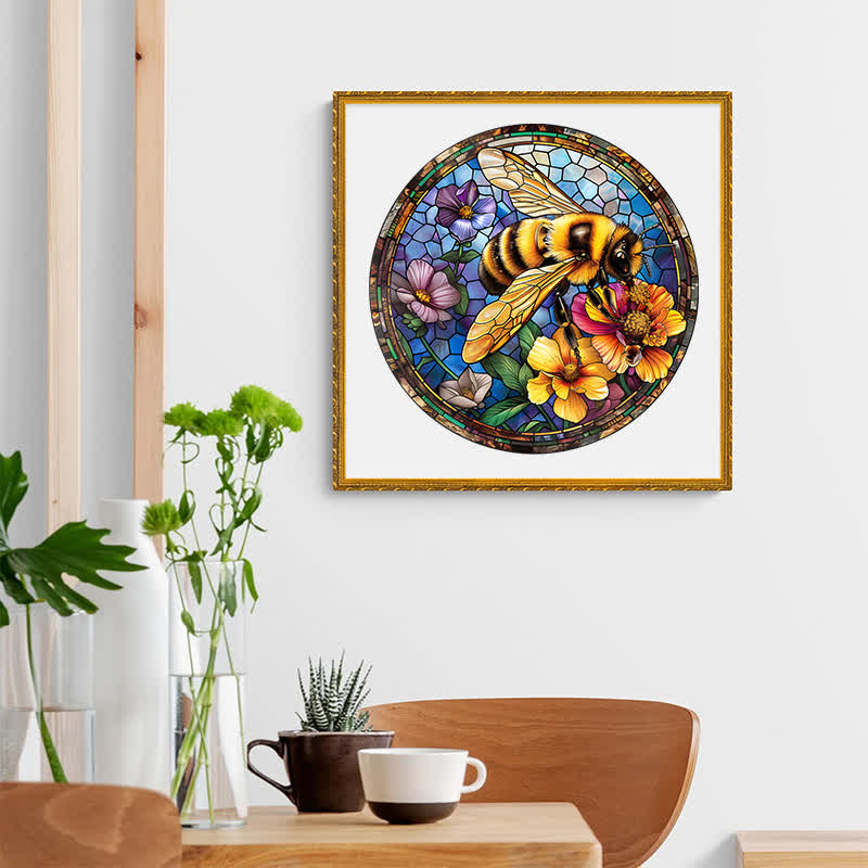 honey bees - Wooden Jigsaw Puzzle - image 3