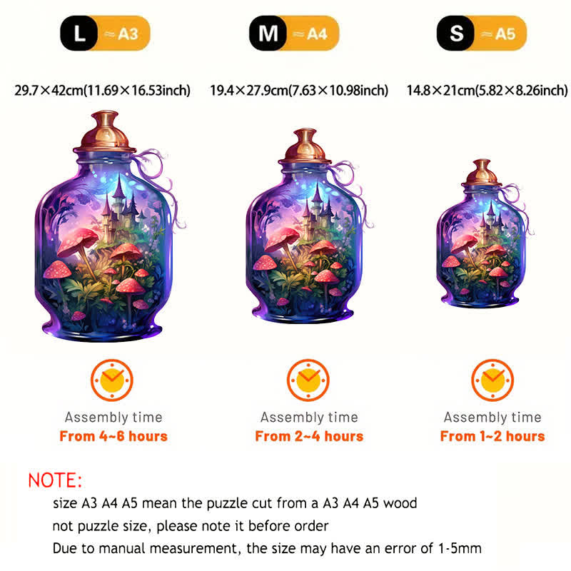 Magic Bottle - Wooden Jigsaw Puzzle - image 2