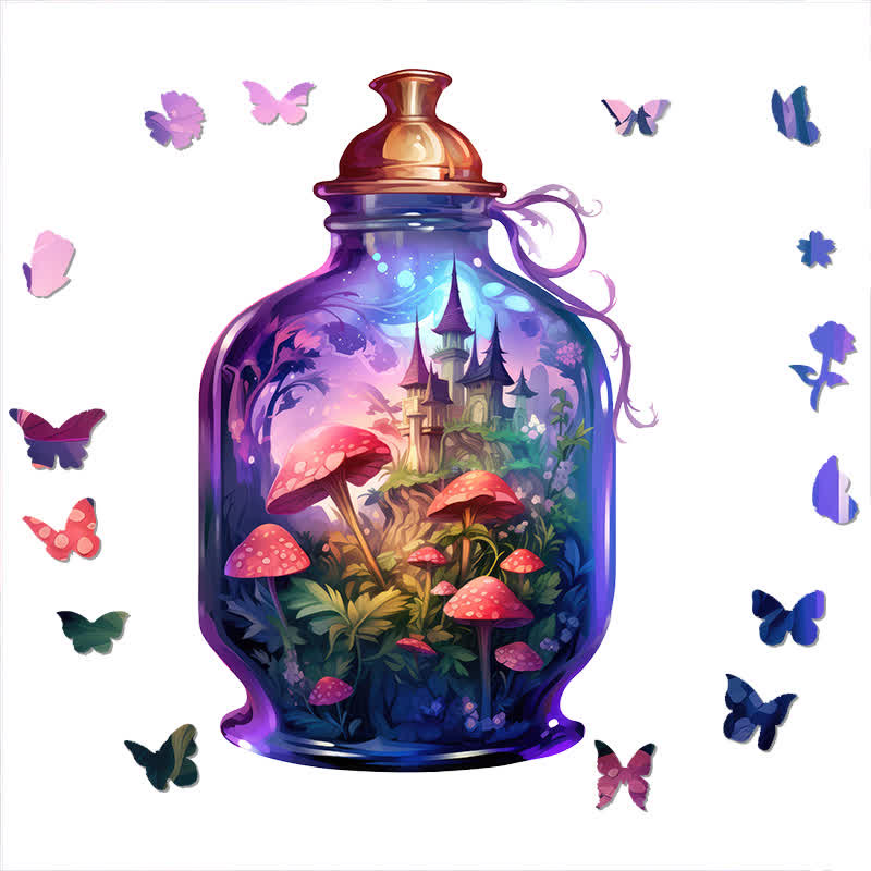 Magic Bottle - Wooden Jigsaw Puzzle - image 1