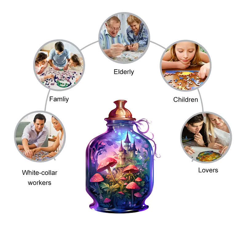 Magic Bottle - Wooden Jigsaw Puzzle - image 5