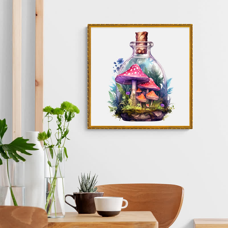 Fantasy world in a jar - Wooden Jigsaw Puzzle - image 2