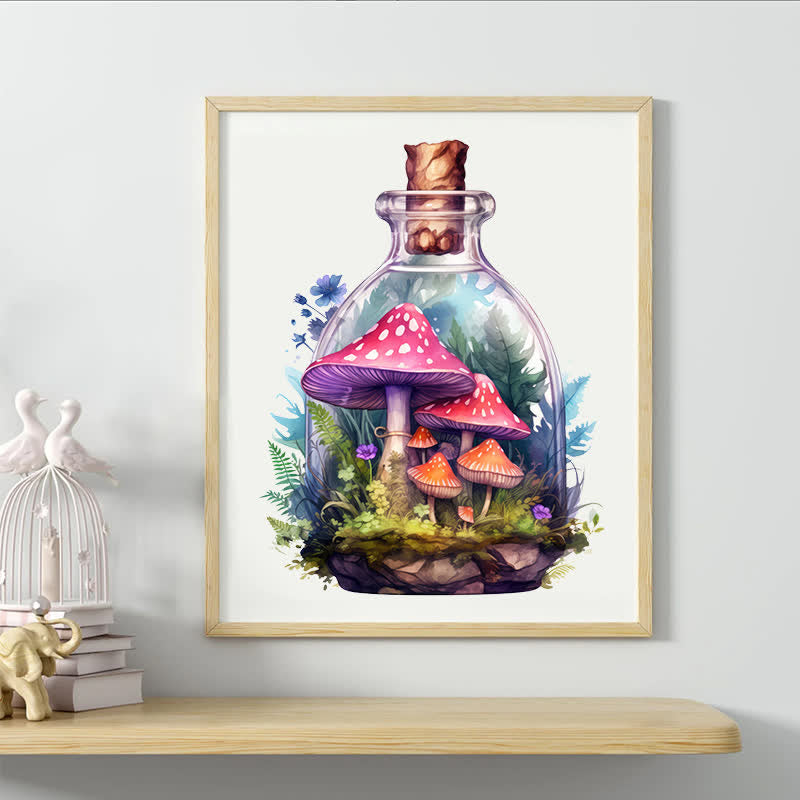 Fantasy world in a jar - Wooden Jigsaw Puzzle - image 7
