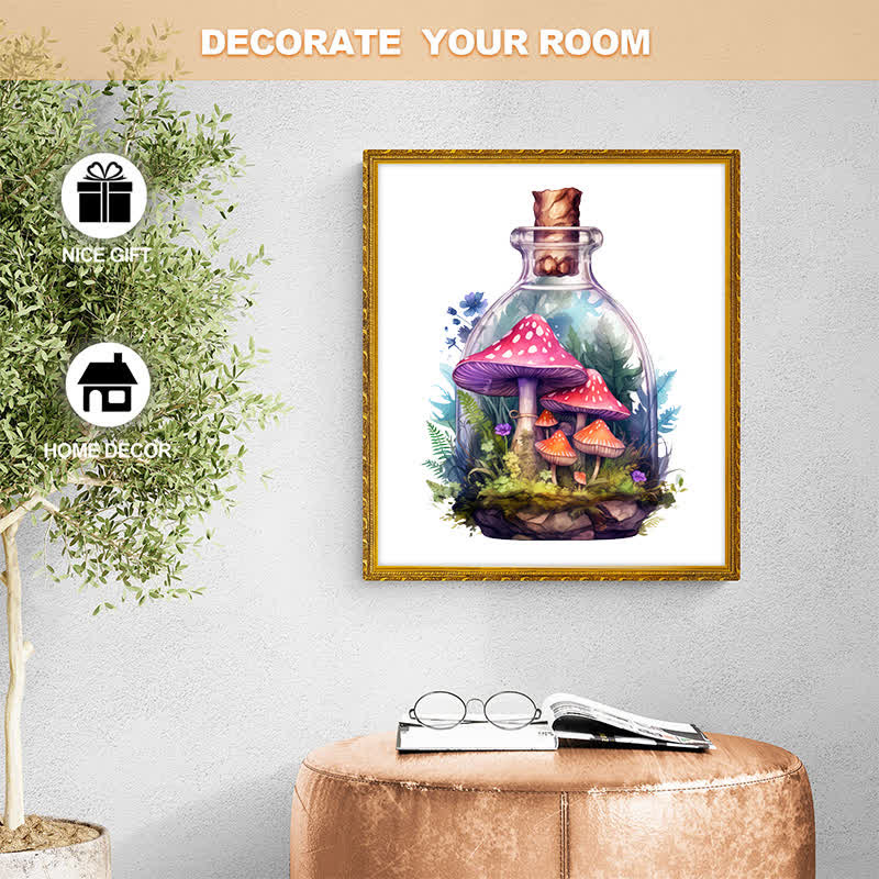 Fantasy world in a jar - Wooden Jigsaw Puzzle - image 6