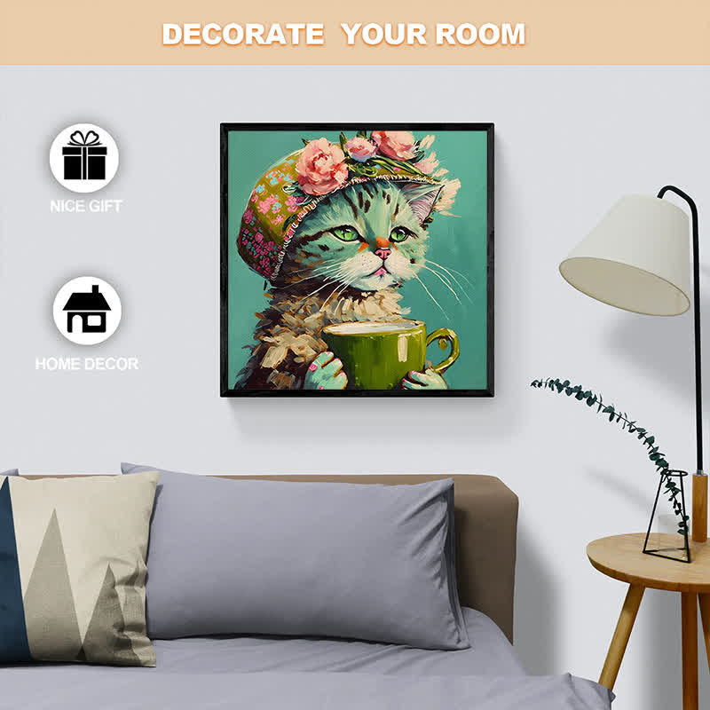 Stella Bonnet Hat Cat - Wooden Jigsaw Puzzle - image 6