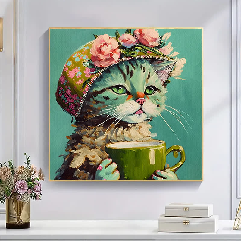 Stella Bonnet Hat Cat - Wooden Jigsaw Puzzle - image 7