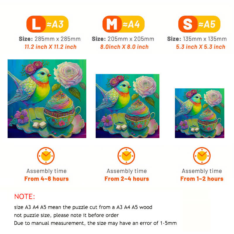 Bird's Tea Party - Wooden Jigsaw Puzzle - image 2