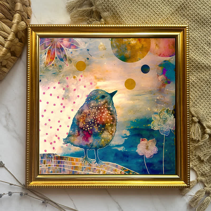 Whimsical bird - Wooden Jigsaw Puzzle - image 2