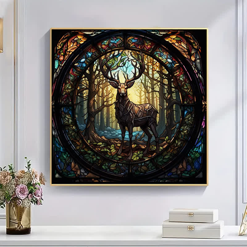Deer Lost In The Forest- Wooden Jigsaw Puzzle - image 7