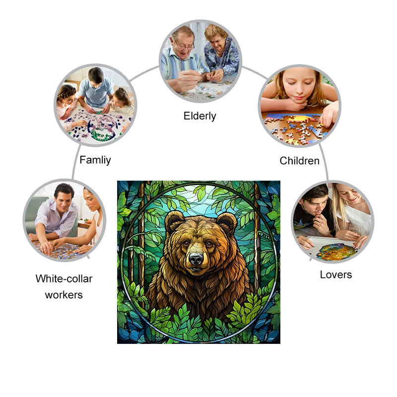 Brown Bear - Wooden Jigsaw Puzzle - image 4