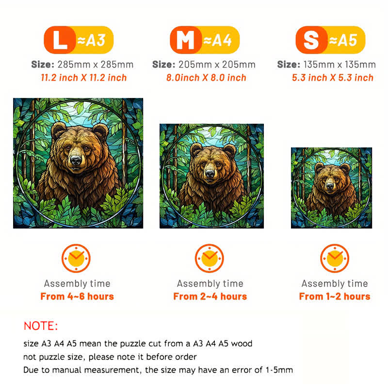 Brown Bear - Wooden Jigsaw Puzzle - image 6