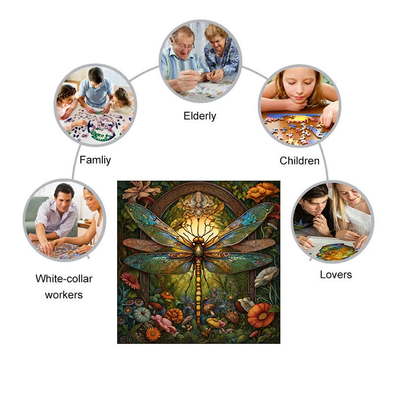 Celtic Dragonfly - Wooden Jigsaw Puzzle - image 6