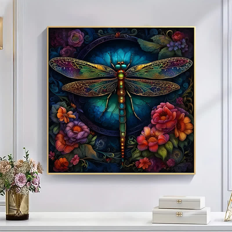 Magical Dragonfly with Flower - Wooden Jigsaw Puzzle - image 7
