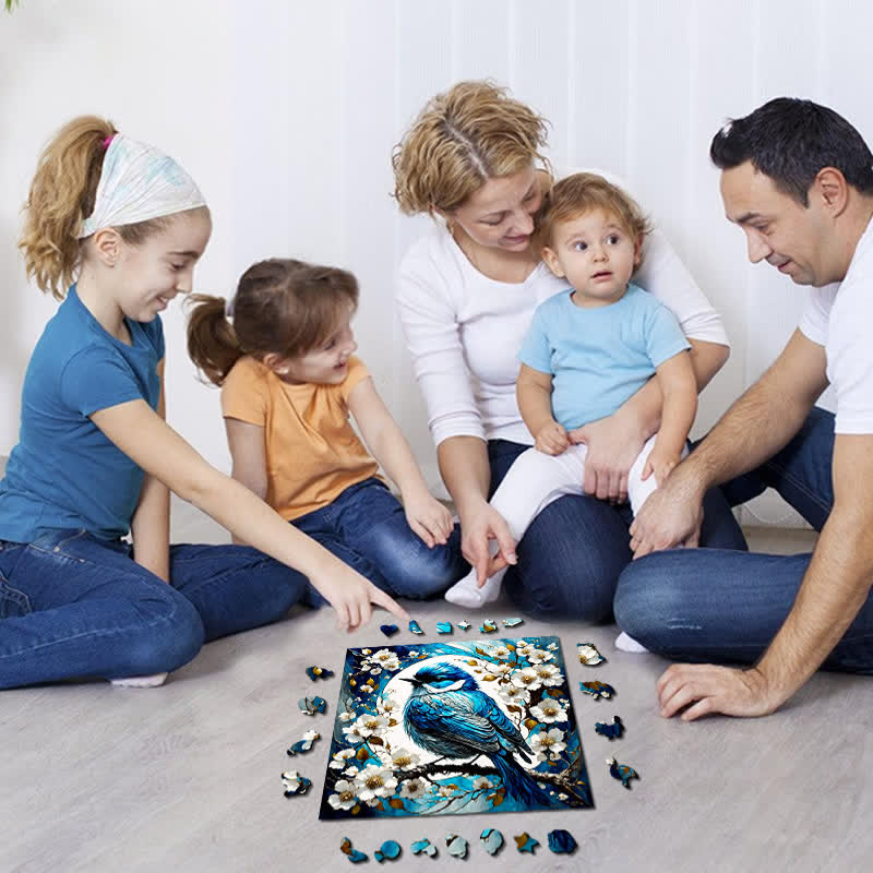 Fantasy Spring Bird - Wooden Jigsaw Puzzle - image 2