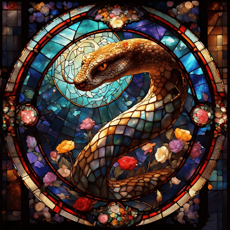 Garden Snake - Wooden Jigsaw Puzzle - A3 - Wooden Gift Packaging - image 0