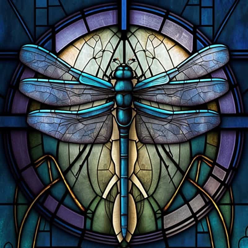 Blue Dragonfly - Wooden Jigsaw Puzzle - A3 - Wooden Gift Packaging - image 0