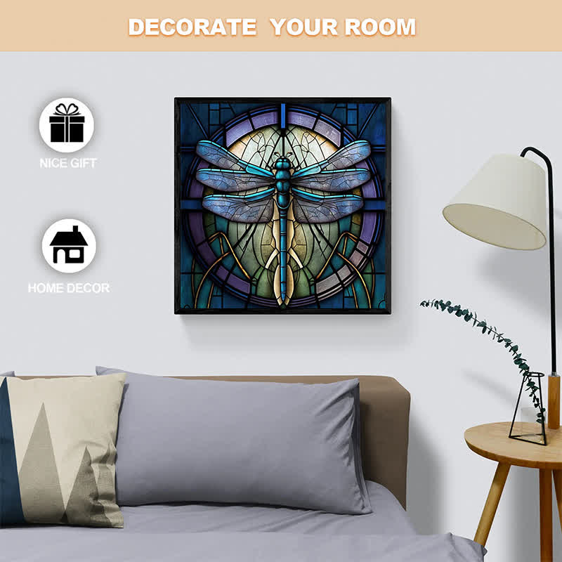 Blue Dragonfly - Wooden Jigsaw Puzzle - image 7