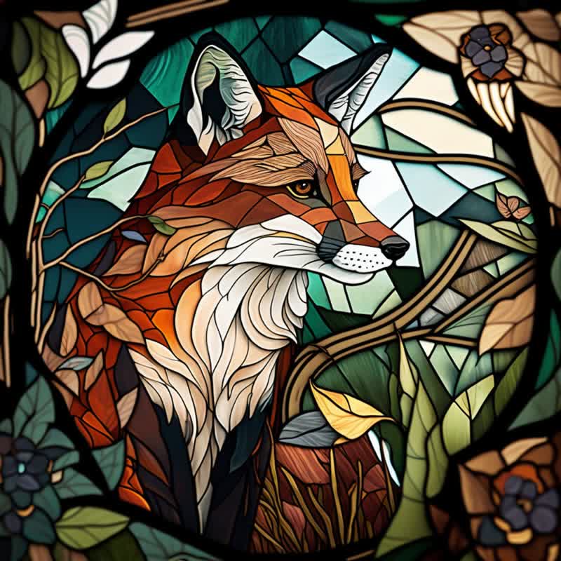 Lonely Fox - Wooden Jigsaw Puzzle - A3 - Wooden Gift Packaging - image 0