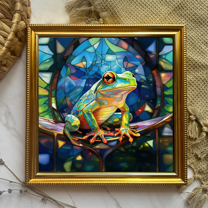 Colorful Tree Frog - Wooden Jigsaw Puzzle - image 2