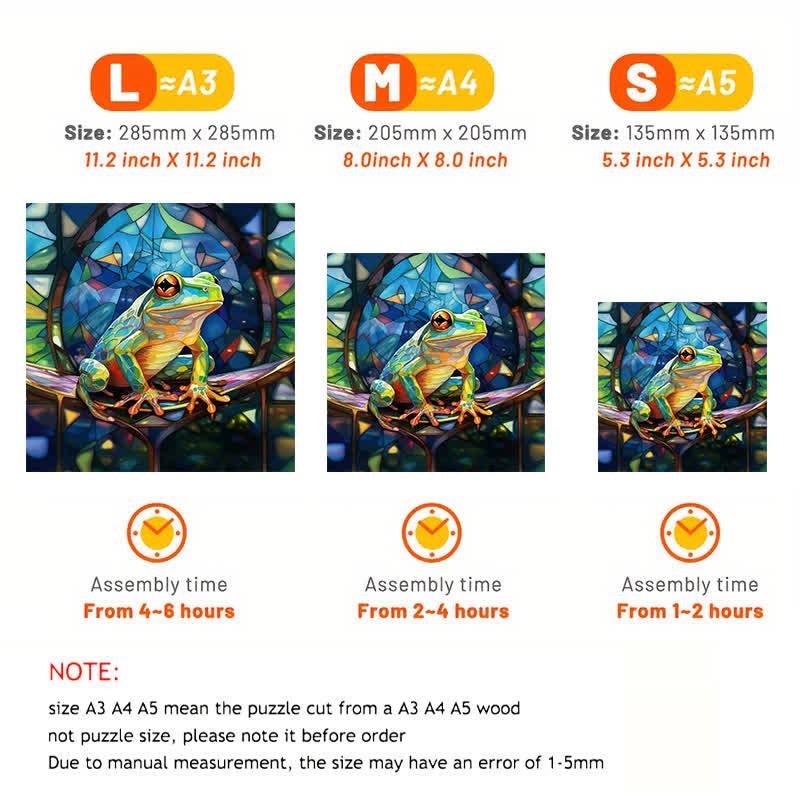 Colorful Tree Frog - Wooden Jigsaw Puzzle - image 4
