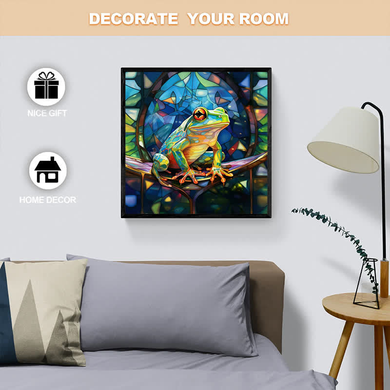 Colorful Tree Frog - Wooden Jigsaw Puzzle - image 6