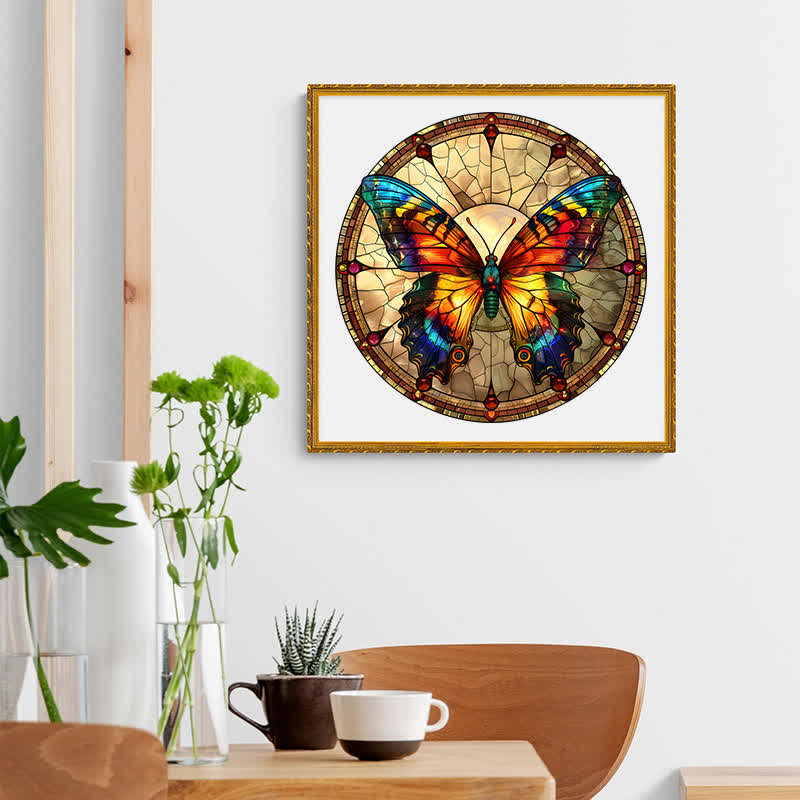 Vibrate Butterfly -4 Wooden Jigsaw Puzzle - image 7
