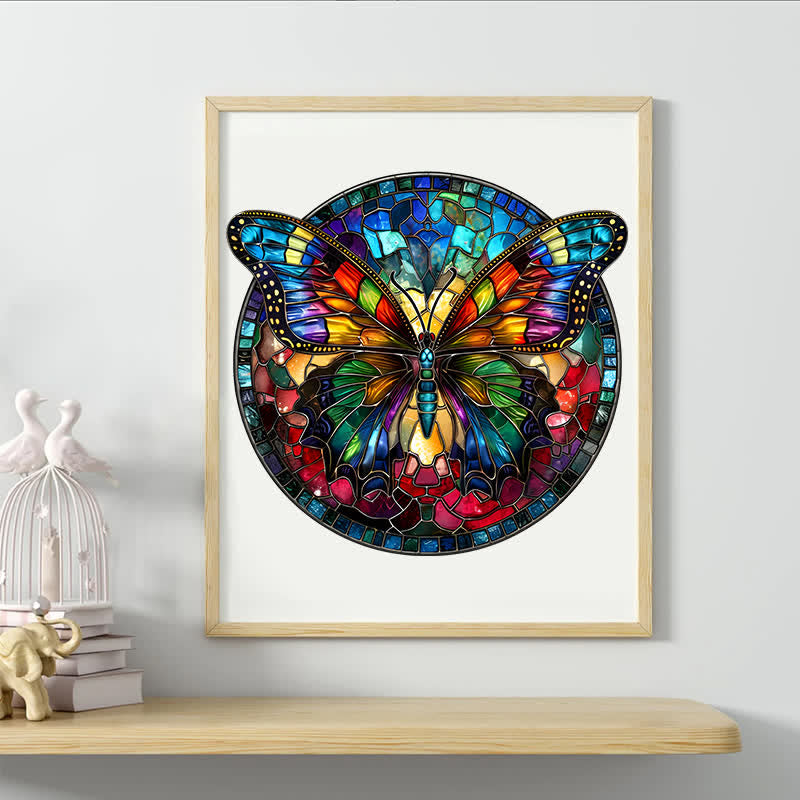 Vibrate Butterfly -6 Wooden Jigsaw Puzzle - image 7