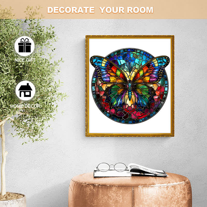 Vibrate Butterfly -6 Wooden Jigsaw Puzzle - image 6