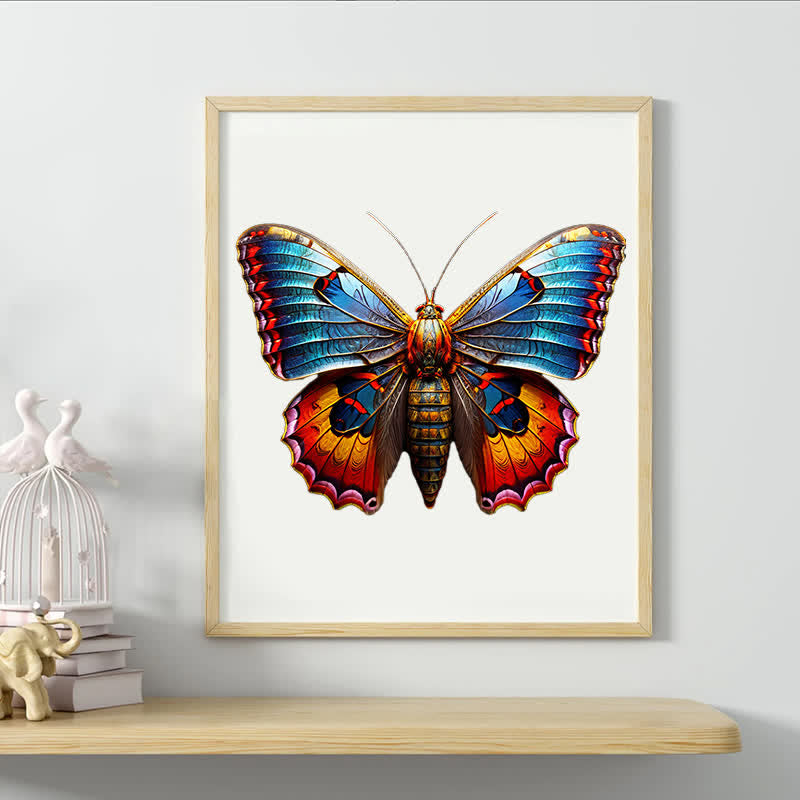 Vibrate Butterfly -11 Wooden Jigsaw Puzzle - image 5