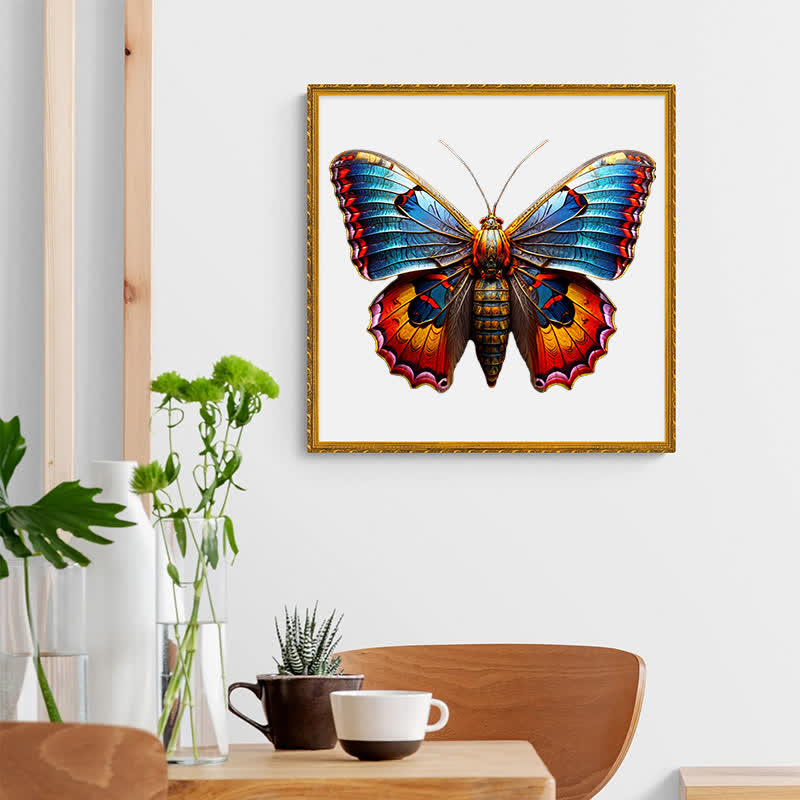 Vibrate Butterfly -11 Wooden Jigsaw Puzzle - image 6
