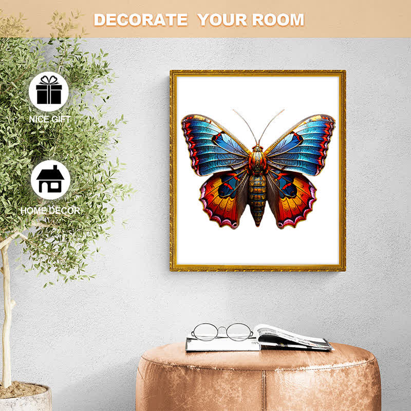 Vibrate Butterfly -11 Wooden Jigsaw Puzzle - image 7