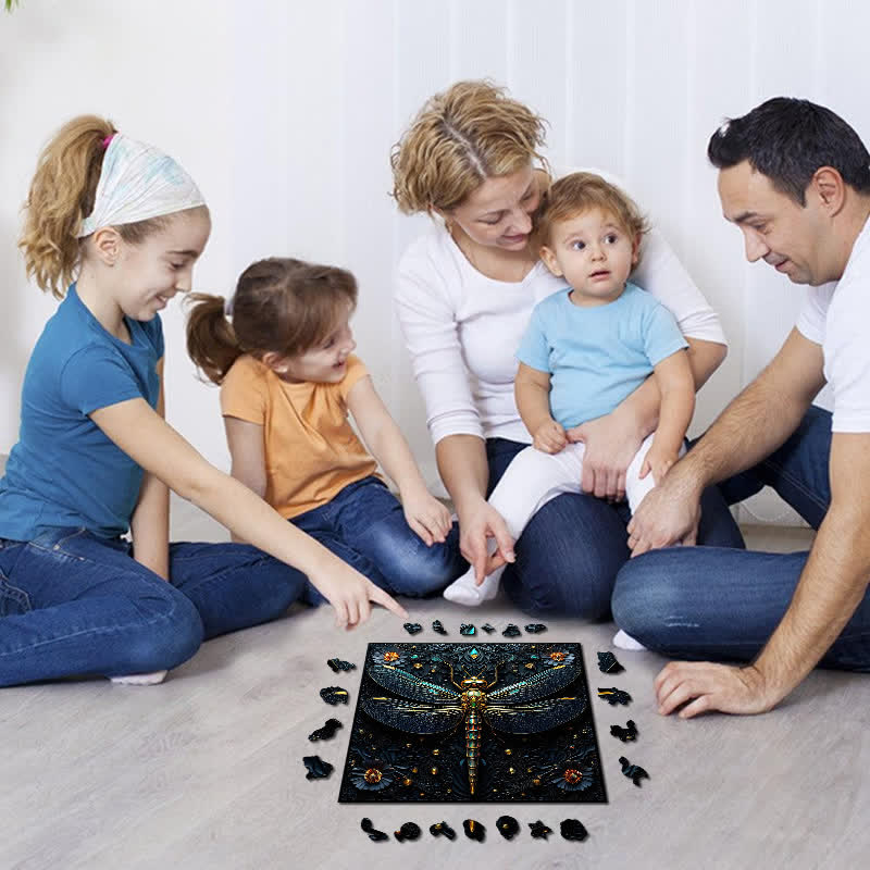 Beautiful Dragonfly - Wooden Jigsaw Puzzle - image 2